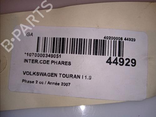 Used Headlight switch VW TOURAN (1T1, 1T2) 1.9 TDI (105 hp) 11100716