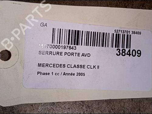 Used Front right lock MERCEDES-BENZ CLK (C209) CLK 270 CDI (209.316) (163 hp) 23176390