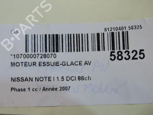 Front wiper motor NISSAN NOTE (E11, NE11) 1.5 dCi | BP36310696M29  - Image 5