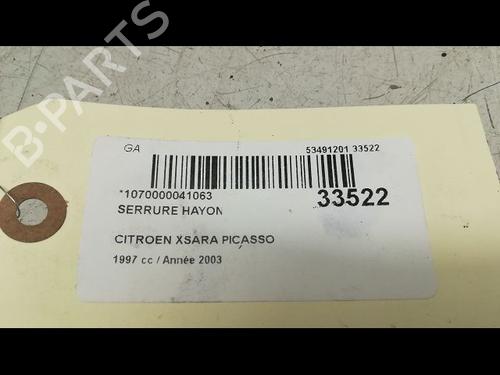 Used Tailgate lock Tailgate lock CITROËN XSARA PICASSO (N68) 2.0 HDi (90 hp) 23177305 23177305