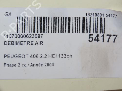 Used Mass air flow sensor PEUGEOT 406 (8B) 2.2 HDi (133 hp) 28966876