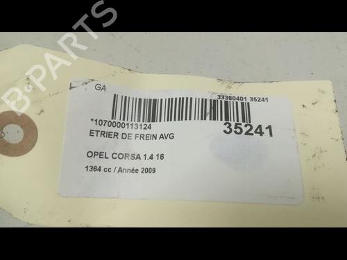 Used Left front brake caliper Left front brake caliper OPEL CORSA D (S07) 1.4 (L08, L68) (90 hp) 14878107 14878107