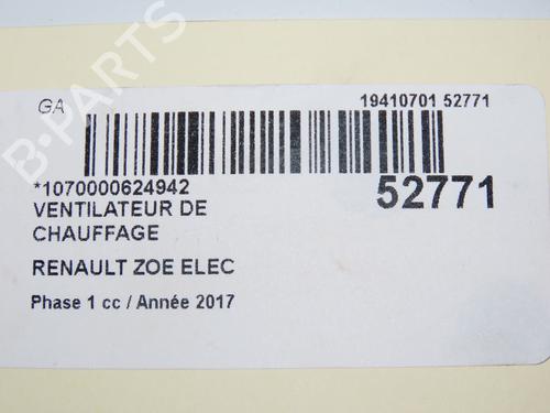 Heater blower motor RENAULT ZOE (BFM_) Electric (BFME) | BP33032116M62  - Image 6