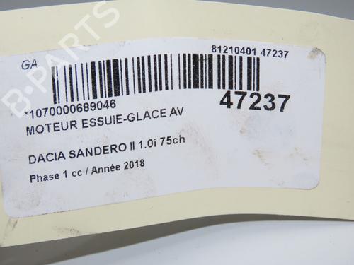 Front wiper motor DACIA SANDERO II 1.0 SCe 75 (B8JC, B8JD, B8NC) | BP33132577M29  - Image 6