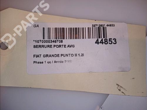 Front left lock FIAT GRANDE PUNTO (199_) 1.2 | BP11102885C98 