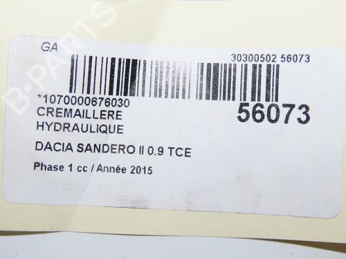 Steering rack DACIA SANDERO II TCe 90 (B8M1, B8MA, B8AC) | BP31284226M22 - Image 8