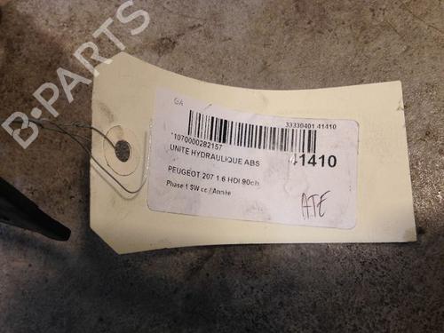 Used ABS pump PEUGEOT 207 SW (WK_) 1.6 HDi (92 hp) 9614332