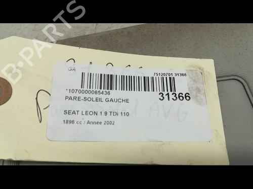 Left sun visor SEAT LEON (1M1) 1.9 TDI | BP36495589I1 - Image 3