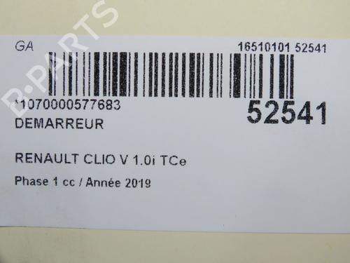 Starter RENAULT CLIO V (B7_) 1.0 TCe 100 (B7MT) | BP36395677M8 - Image 7