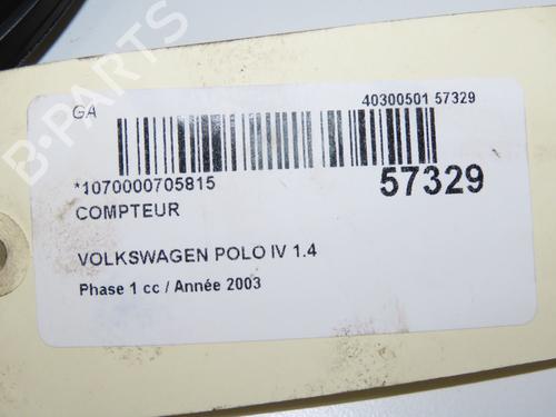 instrument-cluster-vw-polo-iv-9n_-9a_-2001-2002-2003-2004-2005-2006-2007-2008-2009-2010-2011-2012-2013-2014-31935978 main image