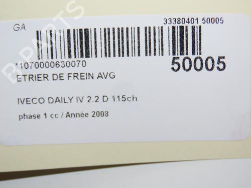 Left front brake caliper IVECO DAILY III Van 35 C 12 V, 35 S 12 V (AGKA43A2, AGKB43A2, AGKB46A2,... | BP28830079M105