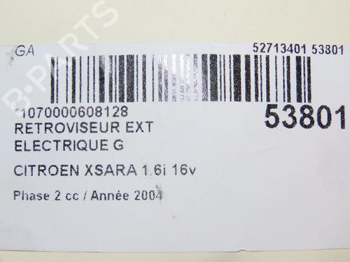Left mirror CITROËN XSARA (N1) 1.6 16V | BP28831485C26 