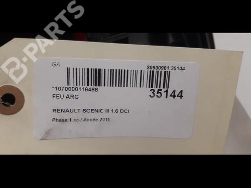 Left taillight RENAULT SCÉNIC III (JZ0/1_) 1.6 dCi (JZ00, JZ12) | BP9816426C34 