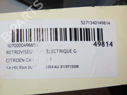 Left mirror CITROËN C4 I (LC_) 1.6 HDi | BP23176187C26 