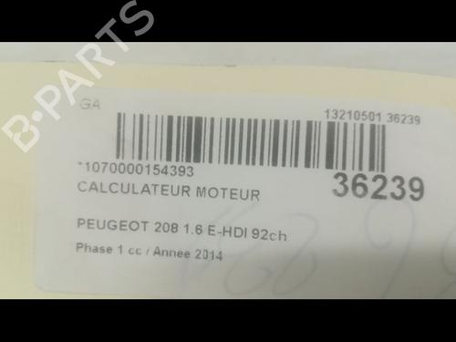 Engine control unit (ECU) PEUGEOT 208 I (CA_, CC_) 1.6 HDi | BP9600901M57