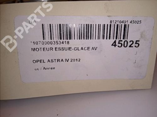 Front wiper motor OPEL ASTRA J (P10) 1.4 Turbo (68) | BP11921524M29 
