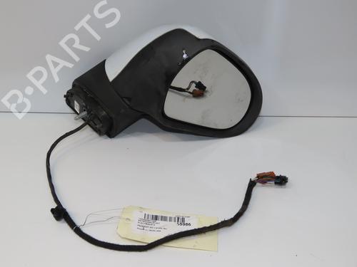 Right mirror PEUGEOT 207 (WA_, WC_) 1.6 HDi | BP31302742C27 