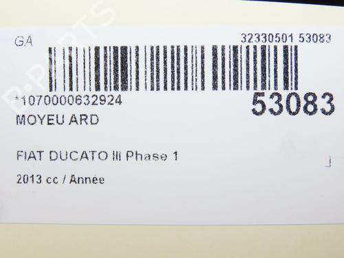 Right rear steering knuckle FIAT DUCATO Van (250_) 115 Multijet 2,0 D | BP28829896M28 