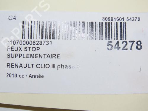 Third brake light RENAULT CLIO III Grandtour (KR0/1_) 1.6 16V (KR0B) | BP28802346L11 