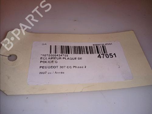 licence-plate-light-peugeot-307-cc-3b-2003-2004-2005-2006-2007-2008-2009-23177829 main image