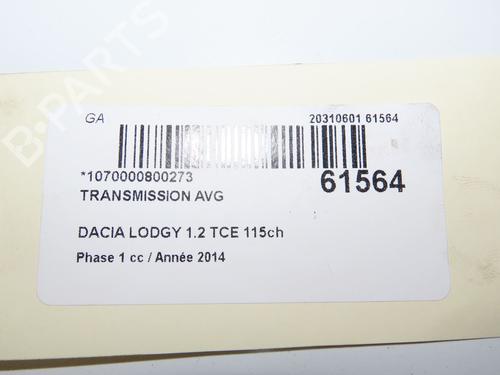 Left front driveshaft DACIA LODGY (JS_) 1.2 TCe (JSAY, JSM0) | BP38915796M38  - Image 5