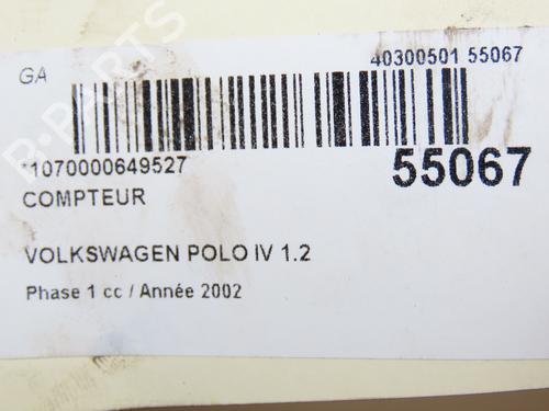 Instrument cluster VW POLO IV (9N_, 9A_) 1.2 12V | BP28968027C47 