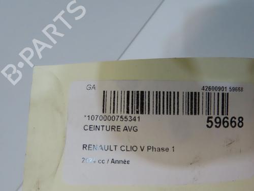 Front left seatbelt RENAULT CLIO V (B7_) 1.0 TCe 90 (B7MT) | BP39519024I26 - Image 5
