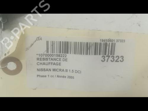 Used Heater resistor NISSAN MICRA III (K12) 1.5 dCi (65 hp) 11677167