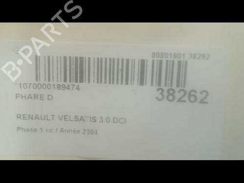 Right headlight RENAULT VEL SATIS (BJ0_) 3.0 dCi (BJ0J, BJ0N) | BP23177655C29 - Image 2