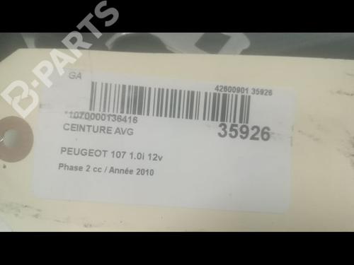 Front left belt tensioner PEUGEOT 107 (PM_, PN_) 1.0 | BP9599483C87 