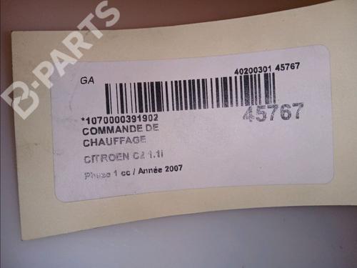 Climate control CITROËN C2 (JM_) 1.1 | BP11101146I5 