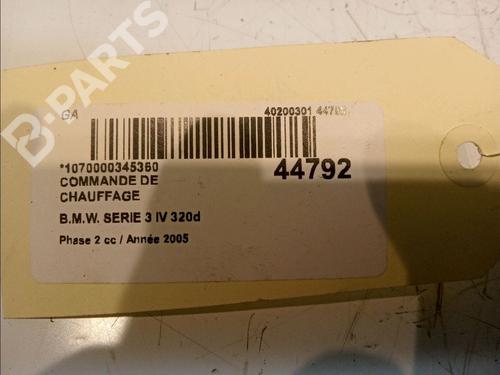 Climate control BMW 3 (E46) 320 d | BP11101072I5 