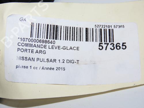 left-rear-window-switch-nissan-pulsar-hatchback-c13-2014-32308428 main image