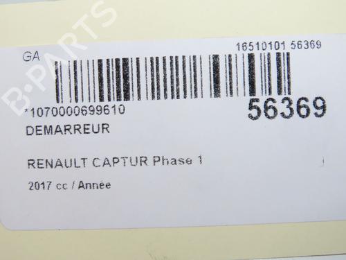 Starter RENAULT CAPTUR I (J5_, H5_) 1.5 dCi 110 | BP31605847M8 