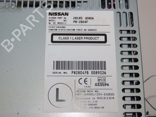 Radio NISSAN QASHQAI / QASHQAI +2 I (J10, NJ10, JJ10E) 1.5 dCi | BP18913132E6 