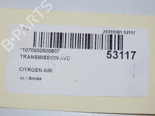 Right front driveshaft CITROËN AMI (9A_) Electric (9AZ2CA) | BP36493752M39  - Image 5