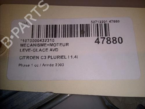 Used Front right window mechanism CITROËN C3 Pluriel (HB_) 1.4 (73 hp) 23175713