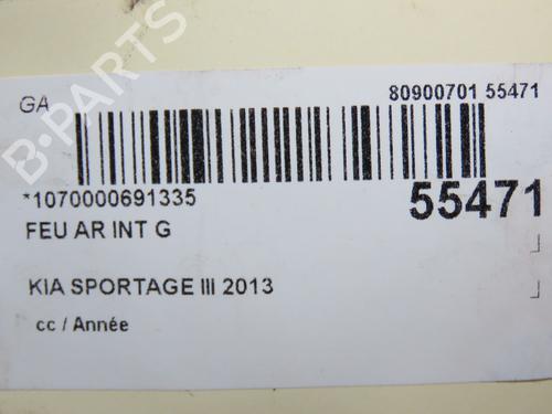 Piloto izquierdo del maletero KIA SPORTAGE III (SL) 1.7 CRDi (116 hp) 30978901