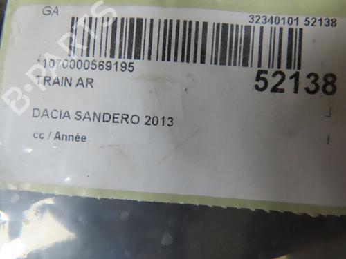 Rear axle DACIA SANDERO II TCe 90 (B8M1, B8MA, B8AC) | BP22920098M2 