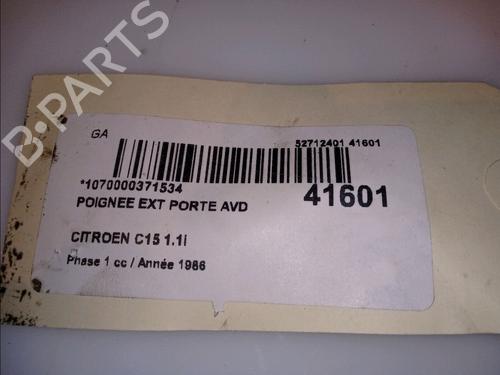 Front right exterior door handle CITROËN C15 Box Body/MPV (VD_) 1.1 | BP23175846C129 