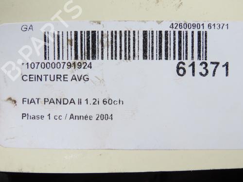 Front left seatbelt FIAT PANDA (169_) 1.2 (169.AXB11, 169.AXB1A) | BP40518049I26 - Image 6