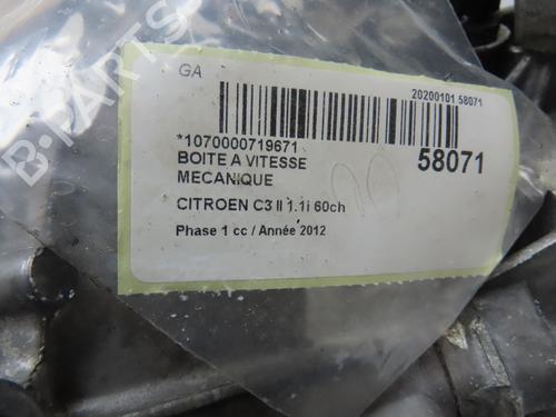 Gearbox CITROËN C3 II (SC_) 1.1 i | BP33222711M3  - Image 7