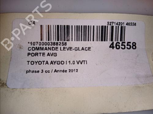 Used Left front window switch TOYOTA AYGO (_B1_) 1.0 (KGB10_, KGB10R) (68 hp) 11820884