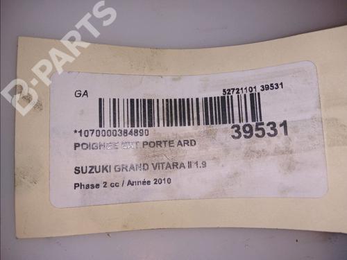 Rear right exterior door handle SUZUKI GRAND VITARA II (JT, TE, TD) 1.9 DDiS All-wheel Drive (JT419, TD44, JB419WD, JB419XD,... | BP11103200C130 