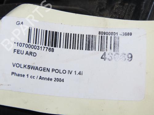 Right taillight VW POLO IV (9N_, 9A_) 1.4 16V | BP23177966C35