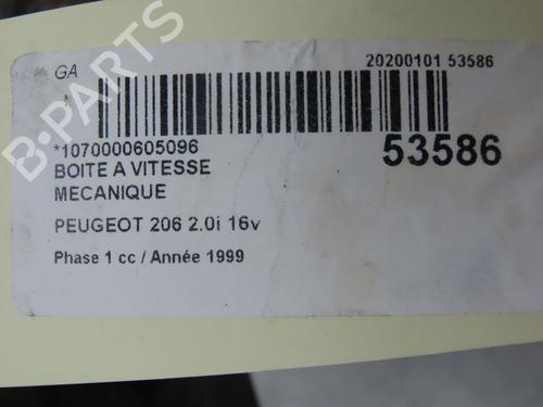 Gearbox PEUGEOT 206 Hatchback (2A/C) 2.0 S16 | BP29216000M3 