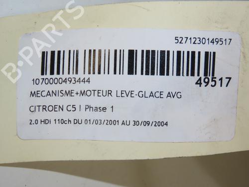 Used Front left window mechanism CITROËN C5 I (DC_) 2.0 HDi (DCRHZB, DCRHZE) (109 hp) 18058502