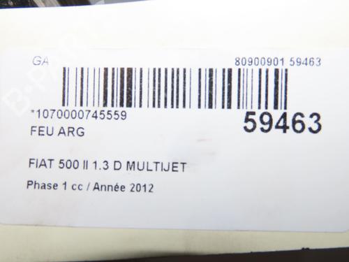 Left taillight FIAT 500 (312_) 1.3 D Multijet (312AXE1A) | BP38491574C34 - Image 5