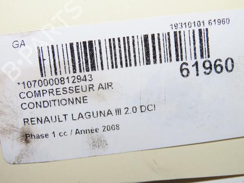 AC compressor RENAULT LAGUNA III (BT0/1) 2.0 dCi (BT01, BT08, BT09, BT0E, BT0K, BT12, BT1C, BT1D,... | BP39893828M34 - Image 8