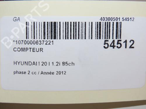 instrument-cluster-hyundai-i20-i-pb-pbt-2008-2009-2010-2011-2012-2013-2014-2015-28968023 main image